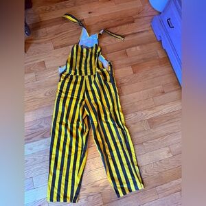 Striped Green and Yellow Game Bibs